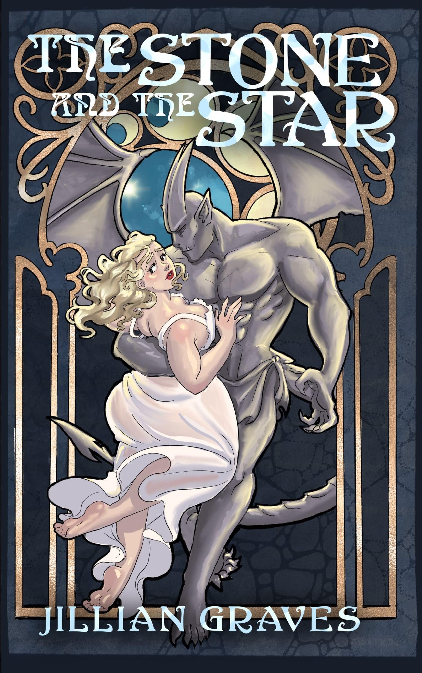 The Stone and The Star: A Gargoyle Monster Romance Novella (Little Human Strange Shorts) Cover